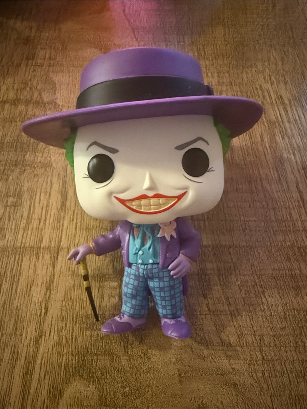 Funko Joker Vinyl Figure in Purple Hat and Teal Outfit
